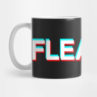 FLEABAG Logo Glitch - White Mug